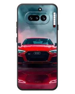 Чехол для Nothing Phone (4a) с картинкой «Audi RS — красный стиль» Чехол для Nothing Phone (4a) с картинкой «Audi RS — красный стиль»
