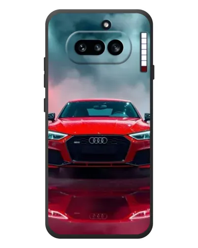Чехол для Nothing Phone (4a) с картинкой «Audi RS — красный стиль»