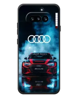 Чехол для Nothing Phone (4a) с картинкой «Audi Sport — неон» Чехол для Nothing Phone (4a) с картинкой «Audi Sport — неон»