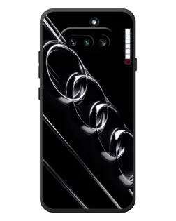 Чехол для Nothing Phone (4a) с картинкой «Audi — абстрактные кольца» Чехол для Nothing Phone (4a) с картинкой «Audi — абстрактные кольца»
