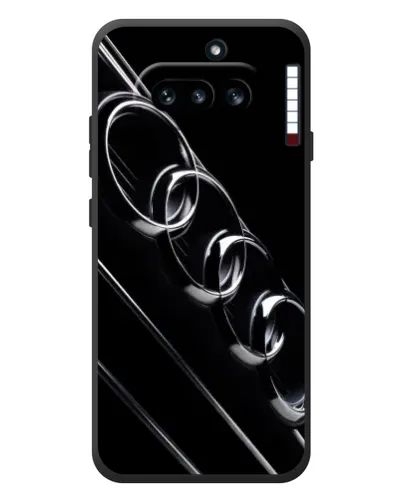 Чехол для Nothing Phone (4a) с картинкой «Audi — абстрактные кольца»