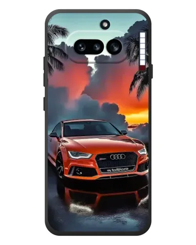 Чехол для Nothing Phone (4a) с картинкой «Audi — закат»