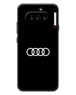 Чехол для Nothing Phone (4a) с картинкой «Audi White Logo» Чехол для Nothing Phone (4a) с картинкой «Audi White Logo»
