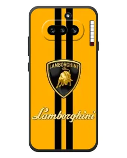 Чохол для Nothing Phone (4a) з картинкою «Lamborghini Stripe жовтий» Чохол для Nothing Phone (4a) з картинкою «Lamborghini Stripe жовтий»