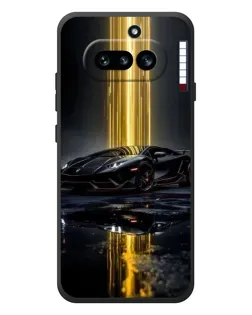 Чехол для Nothing Phone (4a) с картинкой «Ночной Lamborghini драйв»