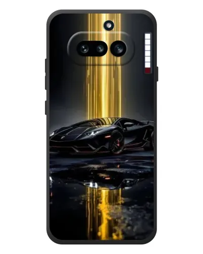 Чехол для Nothing Phone (4a) с картинкой «Ночной Lamborghini драйв»