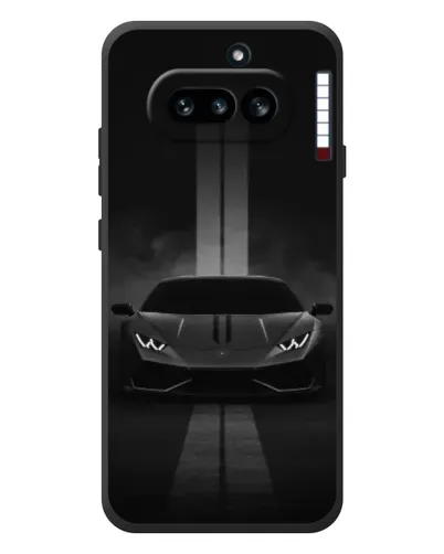 Чехол для Nothing Phone (4a) с картинкой «Lamborghini симметрия дорог»