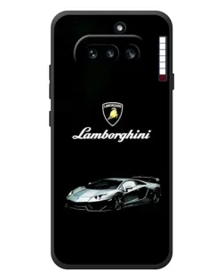 Чехол для Nothing Phone (4a) с картинкой «Логотип Lamborghini классика»