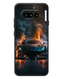 Чехол для Nothing Phone (4a) с картинкой «Lamborghini дымная эстетика»