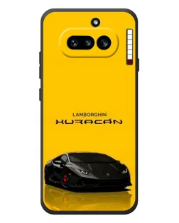 Чехол для Nothing Phone (4a) с картинкой «Lamborghini Huracan черный»