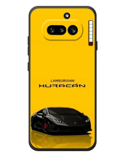 Чехол для Nothing Phone (4a) с картинкой «Lamborghini Huracan черный»