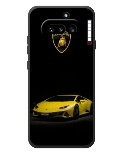 Чехол для Nothing Phone (4a) с картинкой «Lamborghini желтый акцент»