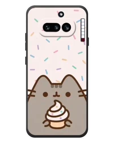 Чохол для Nothing Phone (4a) з картинкою «Пушин з кексом»