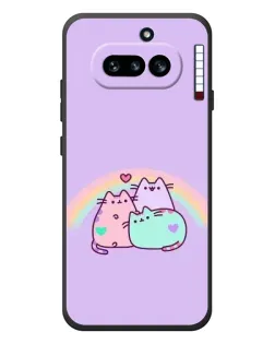 Чохол для Nothing Phone (4a) з картинкою «Веселкові Пушини»