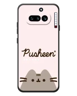 Чохол для Nothing Phone (4a) з картинкою «Pusheen логотип»
