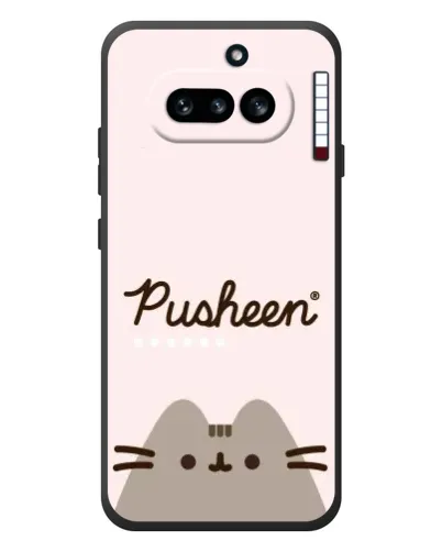 Чохол для Nothing Phone (4a) з картинкою «Pusheen логотип»