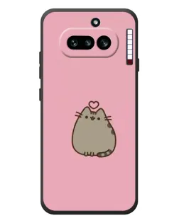 Чохол для Nothing Phone (4a) з картинкою «Pusheen серце»