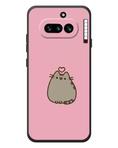 Чохол для Nothing Phone (4a) з картинкою «Pusheen серце»