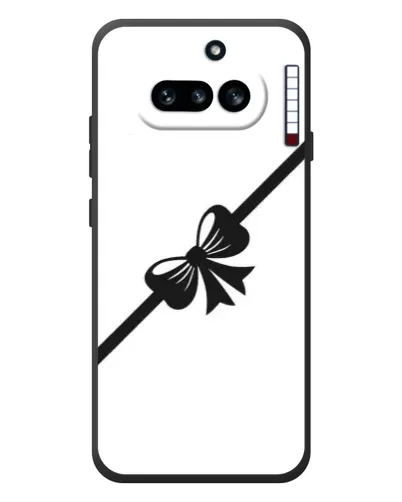 Чехол для Nothing Phone (4a) с картинкой «Диагональный бант» Чехол для Nothing Phone (4a) с картинкой «Диагональный бант»