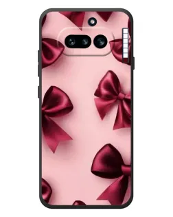 Чехол для Nothing Phone (4a) с картинкой «Бордовый атлас»