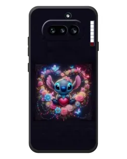 Чохол для Nothing Phone (4a) з картинкою «Stitch у квітах»