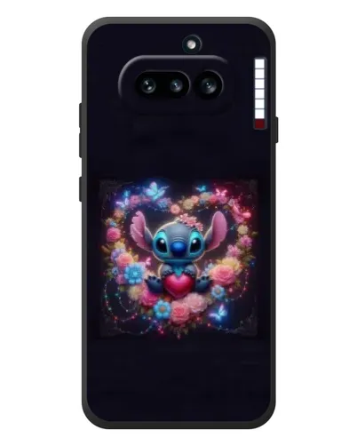 Чохол для Nothing Phone (4a) з картинкою «Stitch у квітах»