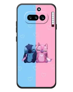 Чохол для Nothing Phone (4a) з картинкою «Stitch та Angel Love»