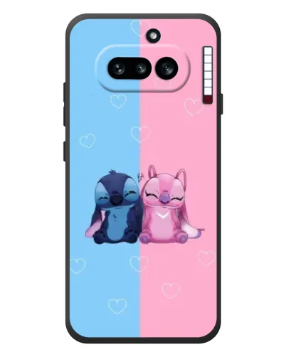 Чохол для Nothing Phone (4a) з картинкою «Stitch та Angel Love»