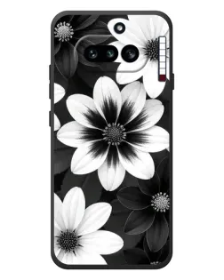Чохол для Nothing Phone (4a) з картинкою «Монохромні айстри»