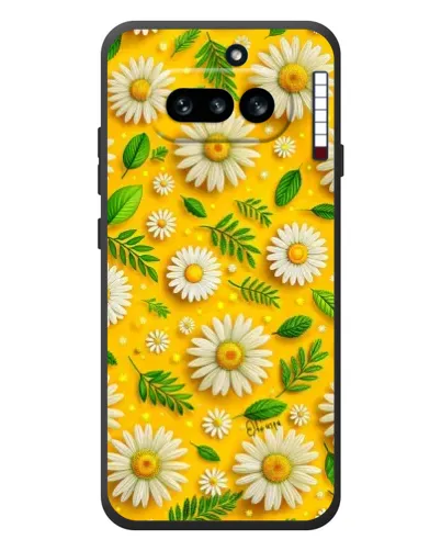 Чехол для Nothing Phone (4a) с картинкой «Ромашковое солнце»