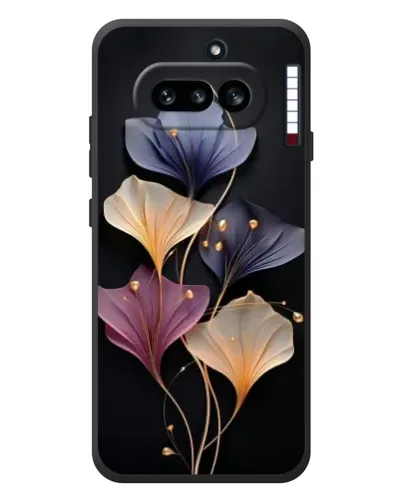 Чехол для Nothing Phone (4a) с картинкой «Лиловые цветы грации»