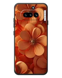Чохол для Nothing Phone (4a) з картинкою «Помаранчева макро квітка»