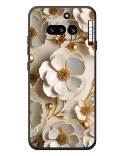 Чохол для Nothing Phone (4a) з картинкою «Білі паперові квіти»