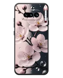 Чохол для Nothing Phone (4a) з картинкою «Ніжня сакура та краплі»