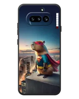 Чехол для Nothing Phone (4a) с картинкой «Капи-мен супергерой» Чехол для Nothing Phone (4a) с картинкой «Капи-мен супергерой»