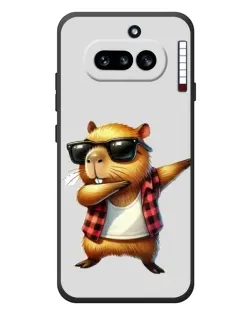 Чехол для Nothing Phone (4a) с картинкой «Капибара рэпер даб» Чехол для Nothing Phone (4a) с картинкой «Капибара рэпер даб»