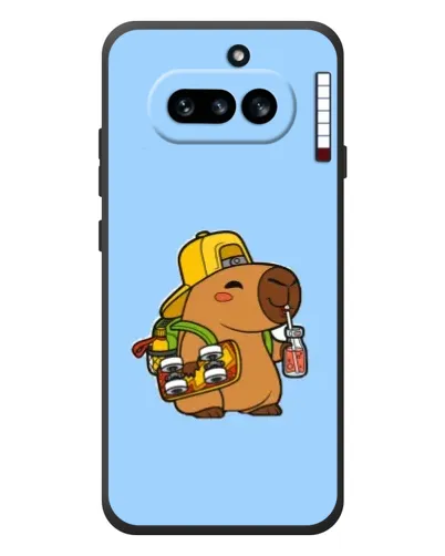 Чехол для Nothing Phone (4a) с картинкой «Капибара на скейте»