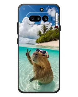 Чехол для Nothing Phone (4a) с картинкой «Капибара на море» Чехол для Nothing Phone (4a) с картинкой «Капибара на море»