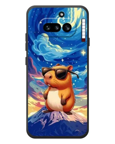 Чехол для Nothing Phone (4a) с картинкой «Капибара Ван Гога»