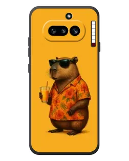 Чехол для Nothing Phone (4a) с картинкой «Капибара на отдыхе» Чехол для Nothing Phone (4a) с картинкой «Капибара на отдыхе»