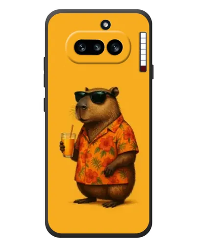 Чехол для Nothing Phone (4a) с картинкой «Капибара на отдыхе»