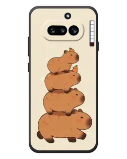 Чехол для Nothing Phone (4a) с картинкой «Башня из капибар» Чехол для Nothing Phone (4a) с картинкой «Башня из капибар»