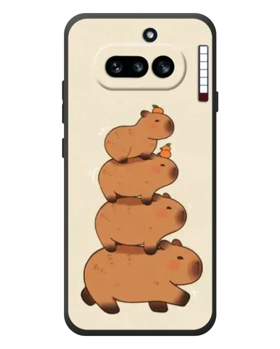 Чехол для Nothing Phone (4a) с картинкой «Башня из капибар»