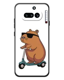 Чехол для Nothing Phone (4a) с картинкой «Капибара на самокате» Чехол для Nothing Phone (4a) с картинкой «Капибара на самокате»
