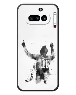Чохол для Nothing Phone (4a) з картинкою «Чорно-білий силует Мессі» Чохол для Nothing Phone (4a) з картинкою «Чорно-білий силует Мессі»