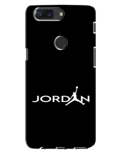 Чохол для OnePlus 5T з картинкою «Jordan White Logo»