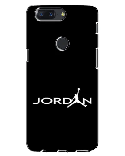Чохол для OnePlus 5T з картинкою «Jordan White Logo»