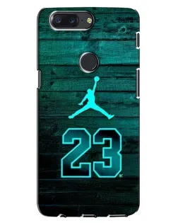 Чохол для OnePlus 5T з картинкою «Jordan Cyan 23»