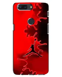 Чохол для OnePlus 5T з картинкою «Jordan Red Smoke»