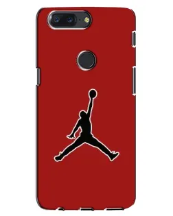 Чохол для OnePlus 5T з картинкою «Jordan Red Back»